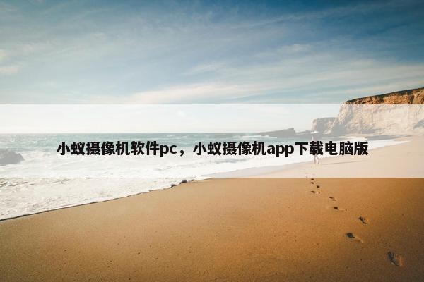 小蚁摄像机软件pc，小蚁摄像机app下载电脑版