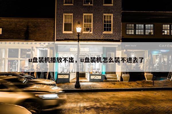 u盘装机播放不出，u盘装机怎么装不进去了