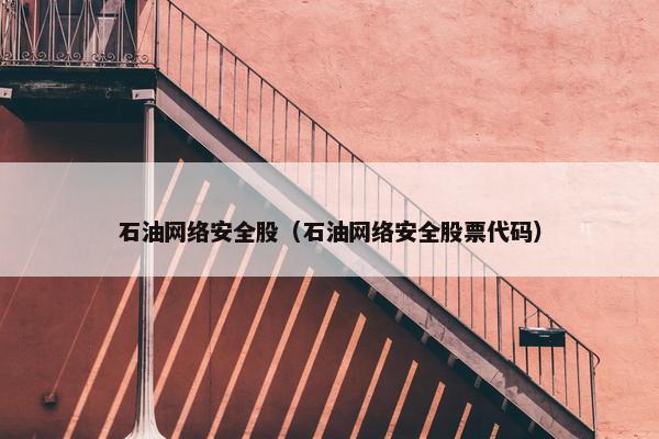 石油网络安全股（石油网络安全股票代码）
