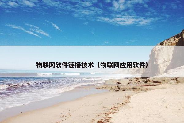 物联网软件链接技术（物联网应用软件）
