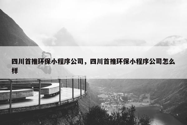 四川首推环保小程序公司，四川首推环保小程序公司怎么样