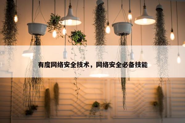 有度网络安全技术，网络安全必备技能