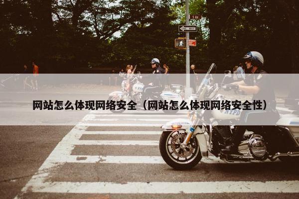 网站怎么体现网络安全（网站怎么体现网络安全性）