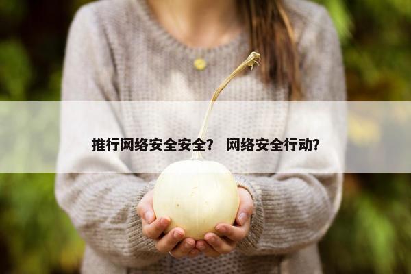 推行网络安全安全？ 网络安全行动？