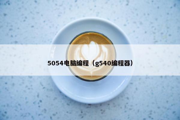 5054电脑编程（g540编程器）