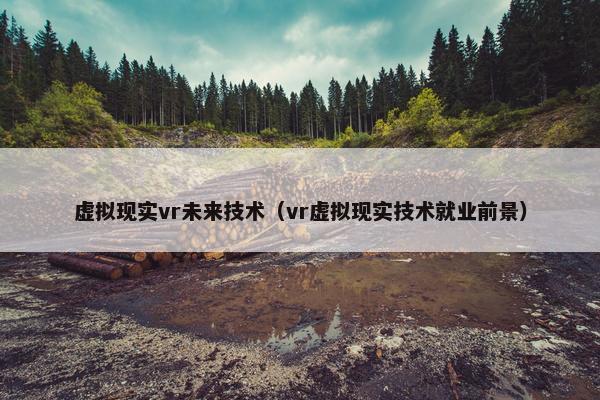 虚拟现实vr未来技术（vr虚拟现实技术就业前景）