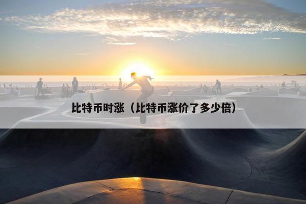 比特币时涨（比特币涨价了多少倍）