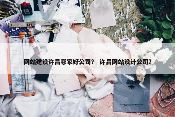 网站建设许昌哪家好公司？ 许昌网站设计公司？