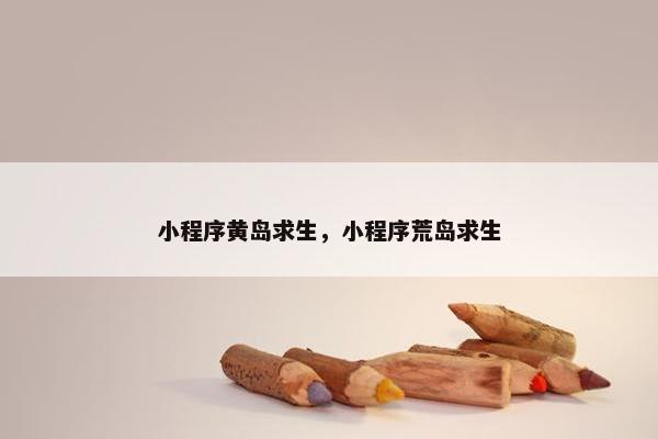 小程序黄岛求生，小程序荒岛求生