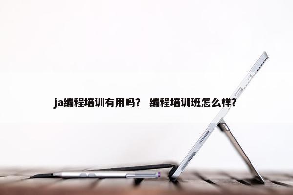 ja编程培训有用吗？ 编程培训班怎么样？