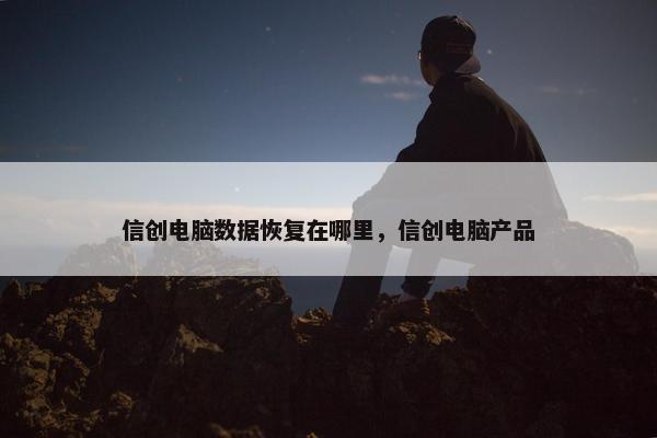 信创电脑数据恢复在哪里，信创电脑产品