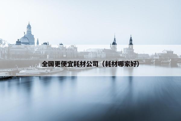 全国更便宜耗材公司（耗材哪家好）