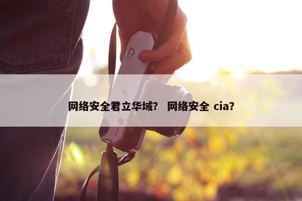 网络安全君立华域？ 网络安全 cia？