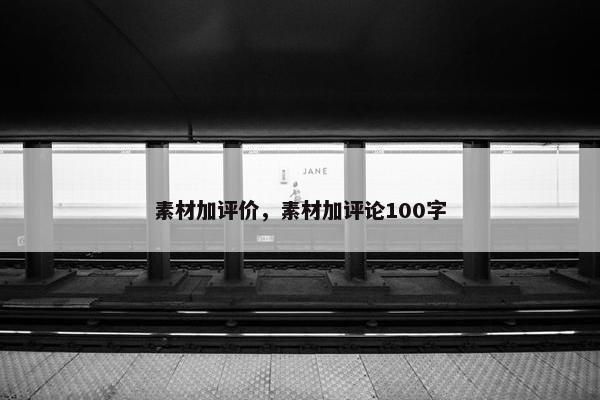 素材加评价，素材加评论100字