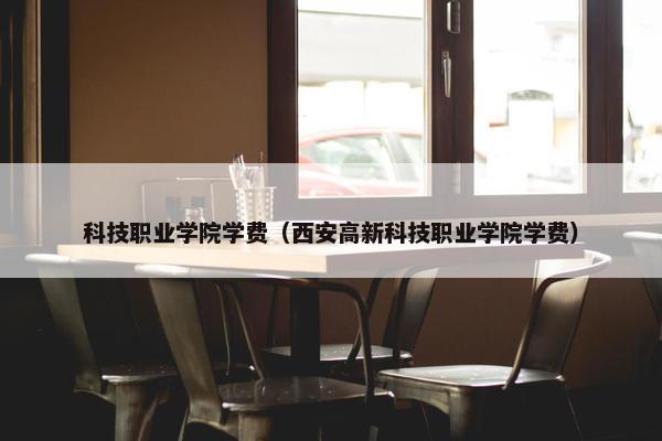 科技职业学院学费（西安高新科技职业学院学费）