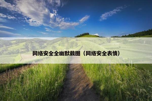 网络安全全幽默截图（网络安全表情）