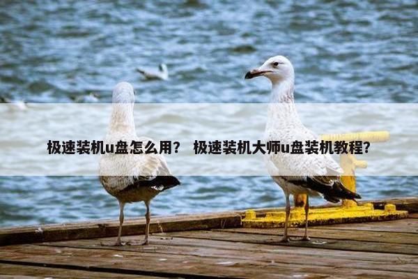 极速装机u盘怎么用？ 极速装机大师u盘装机教程？