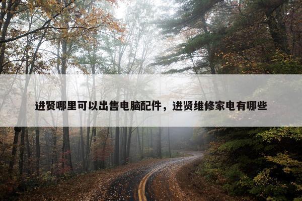 进贤哪里可以出售电脑配件，进贤维修家电有哪些