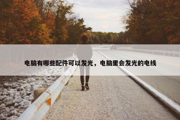 电脑有哪些配件可以发光，电脑里会发光的电线