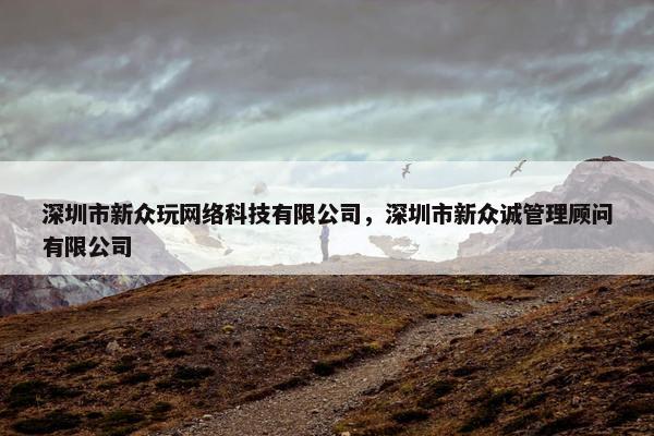 深圳市新众玩网络科技有限公司，深圳市新众诚管理顾问有限公司