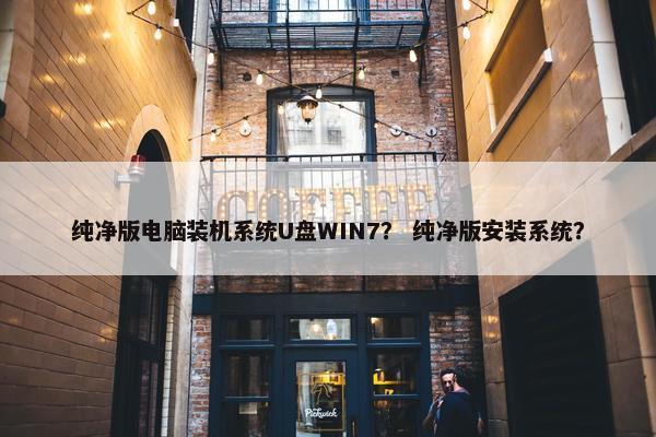 纯净版电脑装机系统U盘WIN7？ 纯净版安装系统？