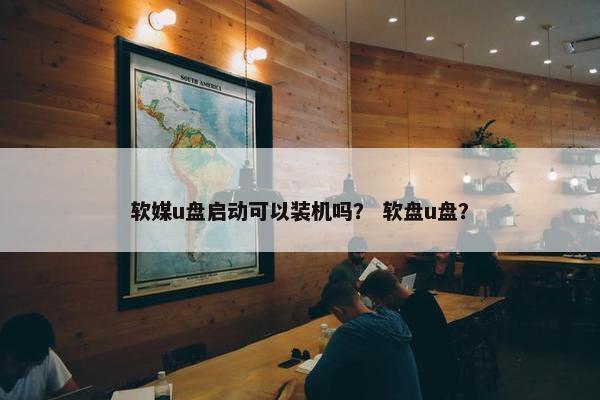 软媒u盘启动可以装机吗？ 软盘u盘？